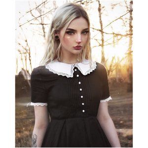 DISTURBIA Sabbath midi dress